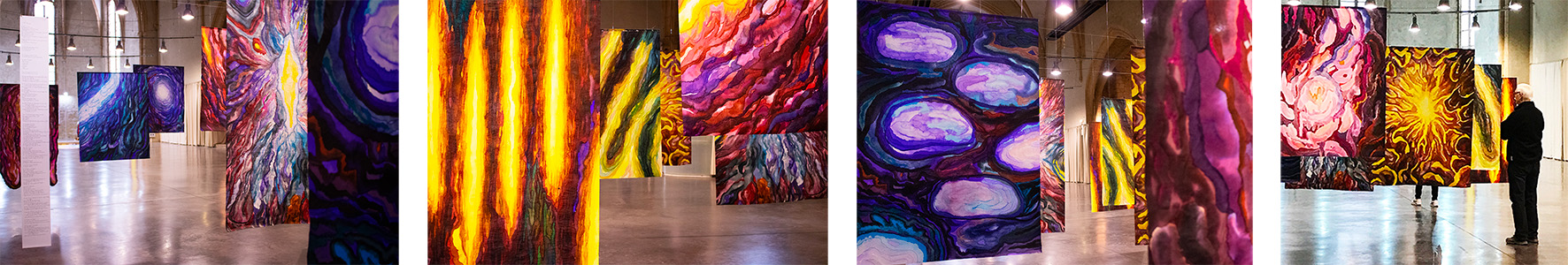 Vues de l'exposition Si le corps m'était conté